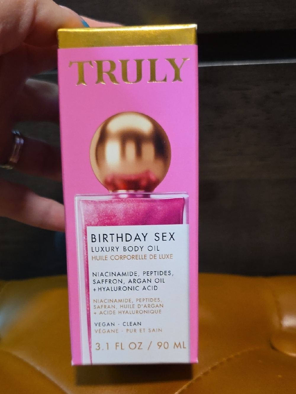 TRULY Birthday Sex Luxury Body Oil Box